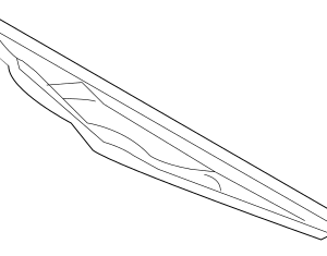 2001 - 2007 Volvo Back Glass Wiper Blade 30753767