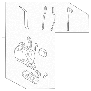 2001 - 2007 Volvo Liftgate Latch 31253047