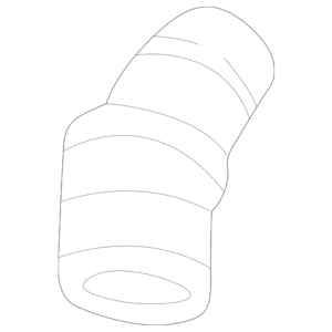 2001 - 2009 Volvo Fuel Filler Hose 8621541