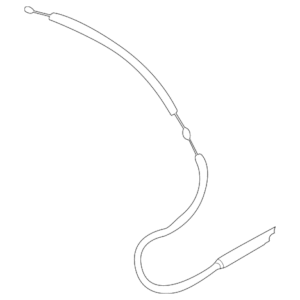 2001 - 2009 Volvo Hood Release Cable 9170365