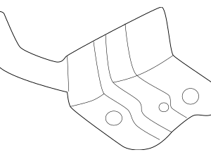 2001 - 2009 Volvo Muffler & Pipe Bracket 9454683