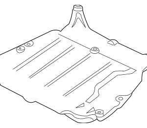 2001 - 2009 Volvo Powertrain Skid Plate 8624664