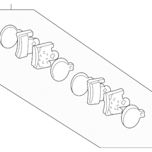 2001 - 2011 Mercedes-Benz Brake Pads Front 203-420-03-20