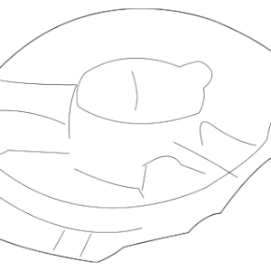 2001 - 2014 Volvo Hvac Blower Motor Cover 8665648