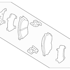 2002 - 2002 Mazda Disc Brake Pad Set T0Y0-33-28Z