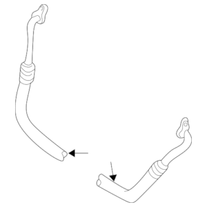 2002 - 2009 Volvo A/c Refrigerant Suction Hose 8623260