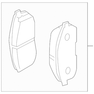 2002 - 2019 INFINITI Disc Brake Pad Set D10601NC1B