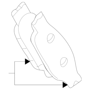 2003 - 2005 Jaguar Disc Brake Pad Set C2C23786