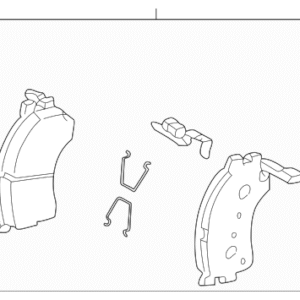 2003 - 2005 Mazda Brake Pads Front G2YS-33-28Z
