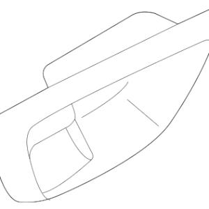 2003 - 2006 Volvo Interior Door Handle Trim 39973465