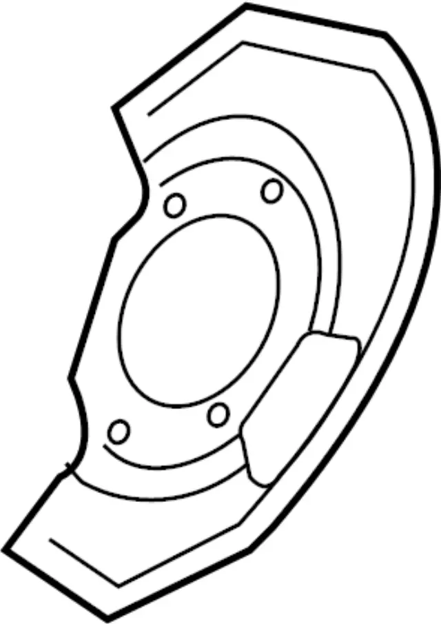 2003 - 2007 INFINITI Brake Dust Shield 41151AL500