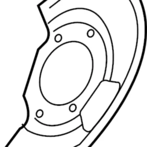 2003 - 2007 INFINITI Brake Dust Shield 41161AL500