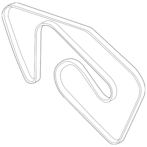 2003 - 2008 Jaguar Serpentine Belt XR858873