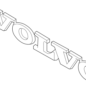 2003 - 2008 Volvo Hatch Emblem 9483932