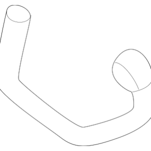 2003 - 2009 Volvo Engine Coolant Pipe 30637827