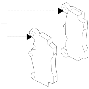2003 - 2010 Porsche Disc Brake Pad Set 955-352-939-06
