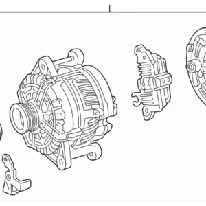 2003 - 2011 Mercedes-Benz Alternator 013-154-85-02