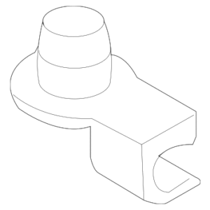 2003 - 2014 Volvo Door Lock Rod Clip 8650338