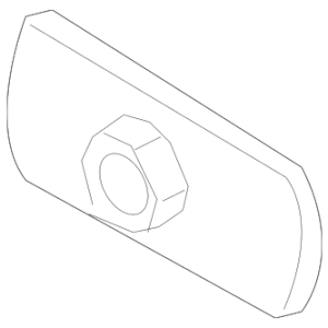 2004 - 2004 Nissan Alternator Nut 11719-03U0A