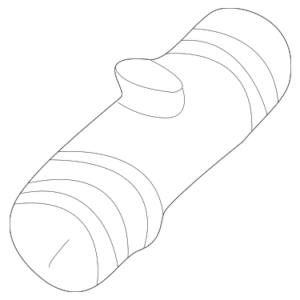2004 - 2006 Volkswagen Turbocharger Intercooler Pipe 1J0-145-834-T
