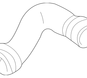 2004 - 2006 Volkswagen Turbocharger Intercooler Pipe 1J0-145-838-T