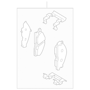 2004 - 2007 INFINITI Pad Kit - Disc Brake DA06M7S02PNW