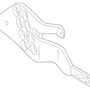 2004 - 2010 Volkswagen Door Latch Bracket 7L0-837-867