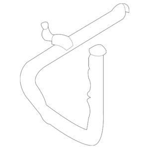 2004 - 2010 Volkswagen Engine Coolant Pipe 7L6-121-065-D