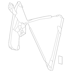 2004 - 2010 Volkswagen Window Regulator 7L0-837-462-F