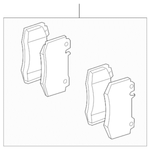2004 - 2011 Mercedes-Benz Brake Pads Front 004-420-51-20-41