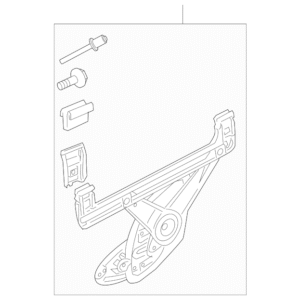 2004 - 2011 Volvo Window Regulator 31253515