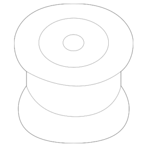 2004 - 2013 Volvo Engine Cradle Front Bushing 30666040