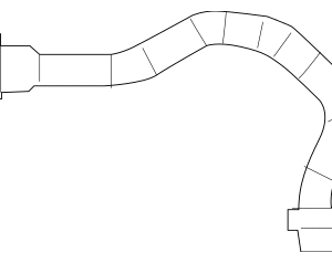 2004 - 2013 Volvo Radiator Coolant Hose 30761633