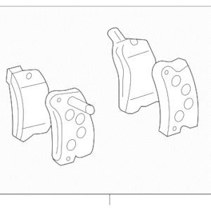 2005 - 2006 Toyota Disc Brake Pad Set 04466-33140