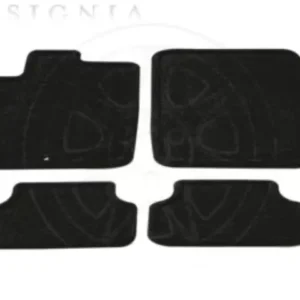 2005 - 2010 Chevrolet Front And Rear Carpeted Floor Mats In Ebony 15296507