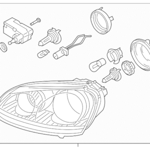 2005 - 2010 Volkswagen Headlight Assembly 1K6-941-006-S