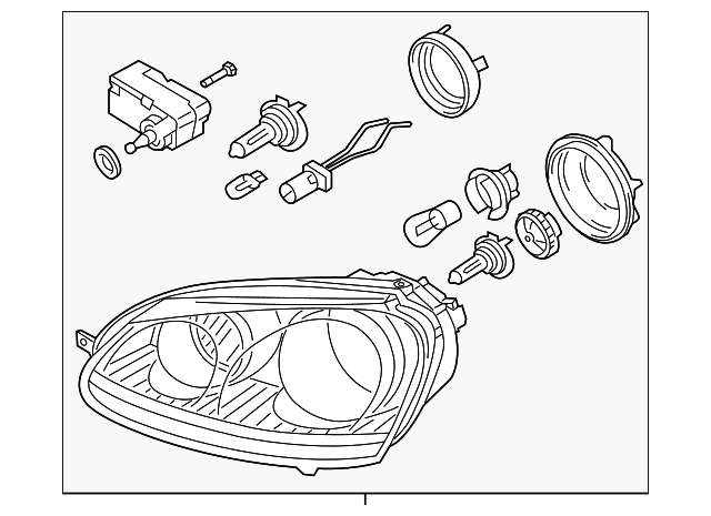 2005 - 2010 Volkswagen Headlight Assembly 1K6-941-006-S