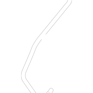 2005 - 2011 Volvo Engine Coolant Overflow Hose 30723039
