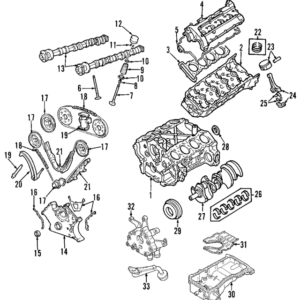 2005 - 2011 Volvo Engine Crankshaft Seal 31251856