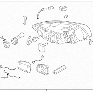 2005 - 2011 Volvo Headlight Assembly 31214757