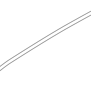 2005 - 2011 Volvo Roof Drip Molding Seal 8678738