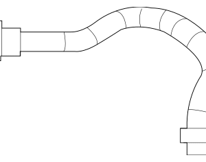 2005 - 2013 Volvo Engine Coolant Overflow Hose 30680148