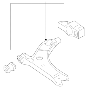 2005 - 2014 Volkswagen Suspension Control Arm 1K0-407-151-AC