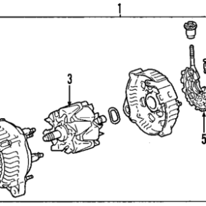 2005 - 2015 Toyota Holder Assembly Alternator Brush 27370-0P020