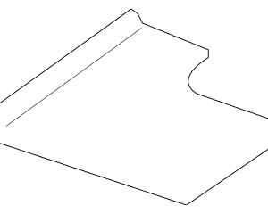 2005 - 2016 Volkswagen Console Mat 1K0-863-330-A-9B9