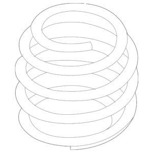 2005 - 2019 Volkswagen Coil Spring 1K0-411-105-BD