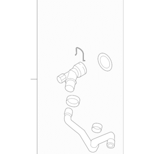 2006 - 2010 Volkswagen Radiator Coolant Hose 1C0-122-051-Q