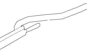 2006 - 2013 Volvo Convertible Top Hydraulic Line 1385282