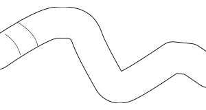 2006 - 2015 Volkswagen Engine Coolant Hose 3C0-121-447-AQ