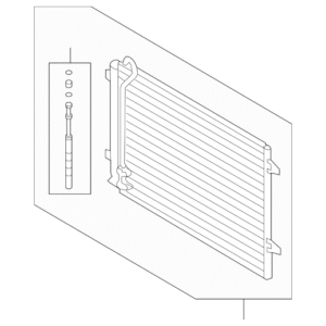2006 - 2016 Volkswagen A/c Condenser 3C0-820-411-D